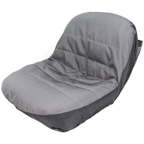 Coprisedile per tosaerba Coprisedile imbottito per trattore Materiale Oxford 600D Grigio (Grigio)