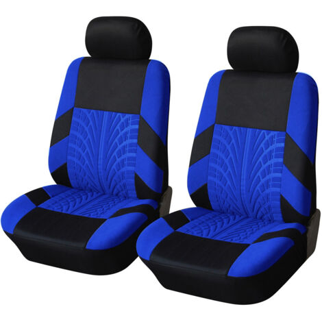 Coprisedili anteriori, coprisedili per auto in poliestere traspirante e impermeabile, divisibili in due sezioni, protezioni per sedili auto, accessori interni per il conducente, adatti alla maggior pa