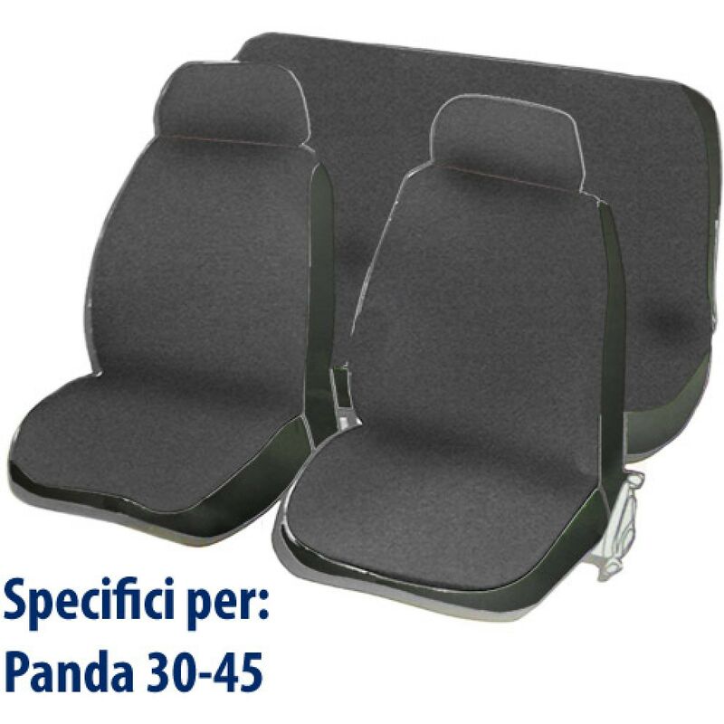 Image of Lupexshop - Coprisedili Fiat Panda 30 e 45 - grigio