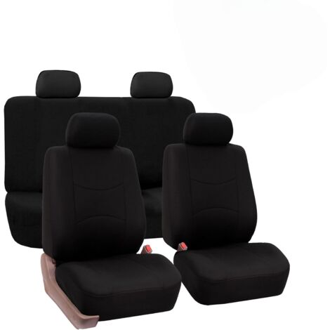 Coprisedili trasparenti e completi per sedili anteriori e posteriori, disponibili anche in nero, universali, adatti come accessori per interni di auto, camion e SUV.