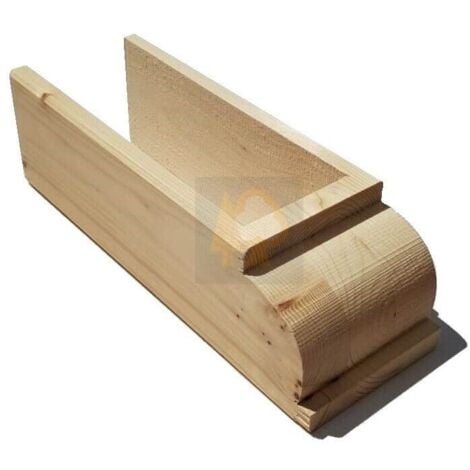 BRICO LEGNO STORE Copristaffa in legno di abete per travi da cm 8, 10, 12 coperture pergole gazebo