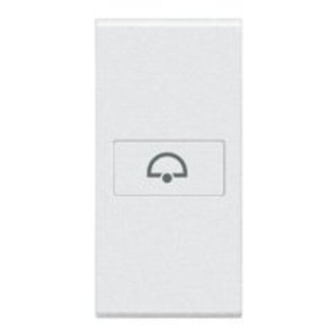 Copritasto ax+Campanello 1m Bianco Living Light bticino N4916D