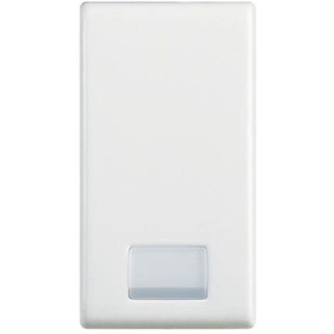Copritasto Bticino Matix blanc 1 module de 1 ou 2 fonctions AM5911