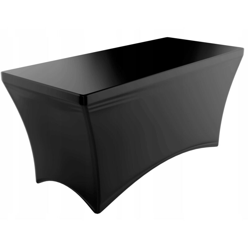 Copritavolo da catering, NERO, 180 cm