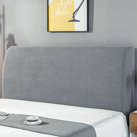 Copritestiera elasticizzato in jacquard, antipolvere.