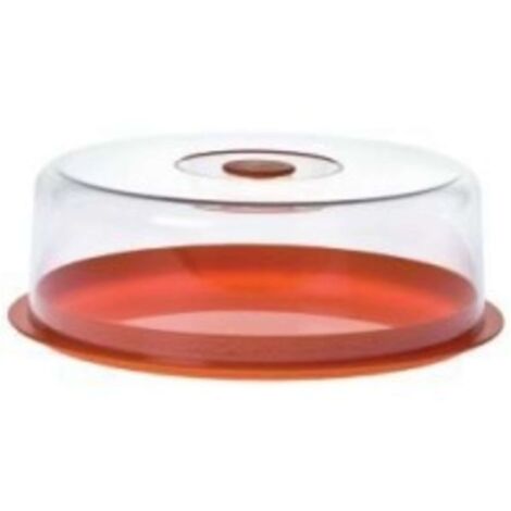 Copritorta alimenti in plastica vassoio e campana mimosa 28 cm