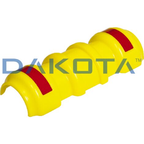 Copritubo in pp polipropilene, colore giallo