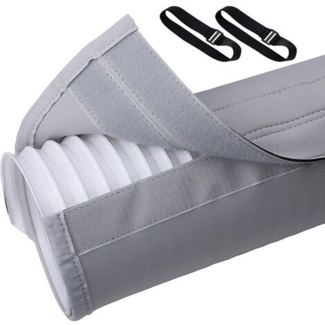 Copritubo per condizionatore d'aria portatile da 150 x 50 cm - Guaina isolante per tubo flessibile per condizionatore d'aria - Copritubo per condizionatore d'aria mobile, isolato, facile da installare
