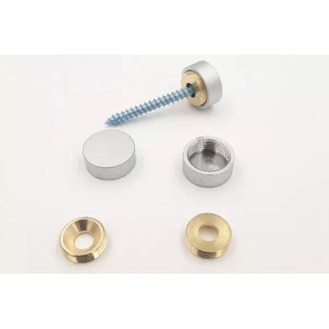 COPRIVITE D.15 mm CROMO-SATINATO -PROMO