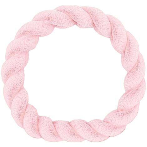 Coprivolante Auto Universale Peluche Rosa 37-39cm Copri Sterzo Caldo Invernale