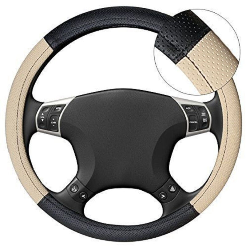 Image of Trade Shop Traesio - Trade Shop - copri volaning diametro 38 presa comfort auto nero beige -