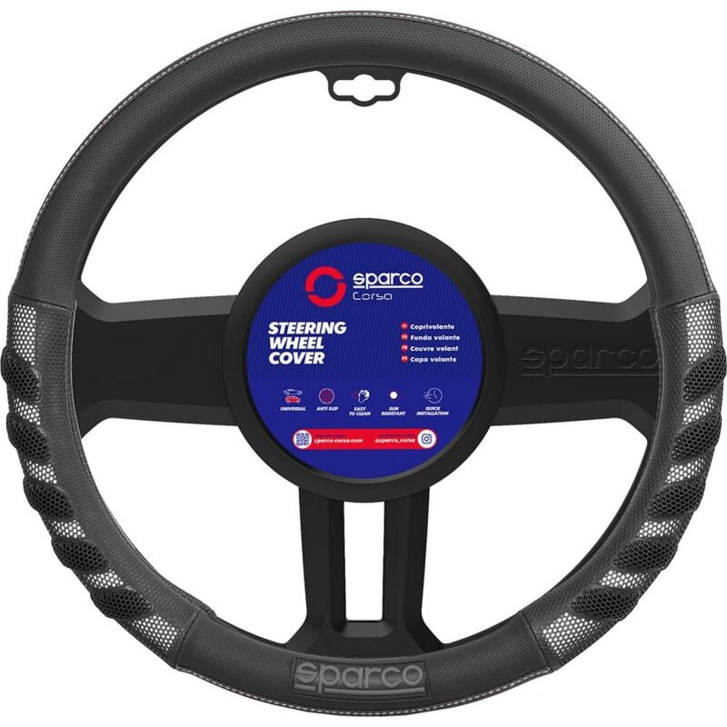 Coprivolante SPS101 auto universale grigio e nero anti dissolvenza