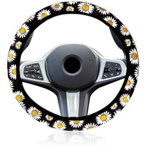 Coprivolante universale per auto KZQ da 38 cm, coprivolante generico, coprivolante, coprivolante antiscivolo per auto, accessori per auto per la decorazione