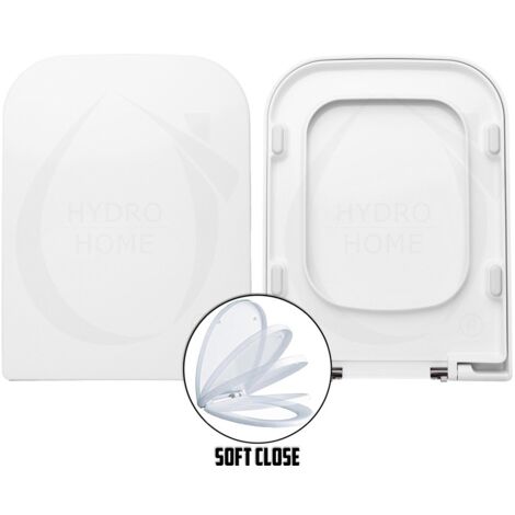 Copriwater Aliseo Nero Ceramica termoindurente Soft Close avvolgente bianco come originale