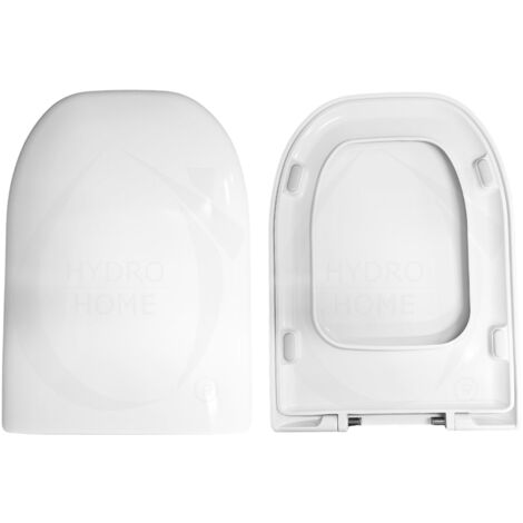 Copriwater Amica Nero Ceramica termoindurente Soft Close bianco come originale