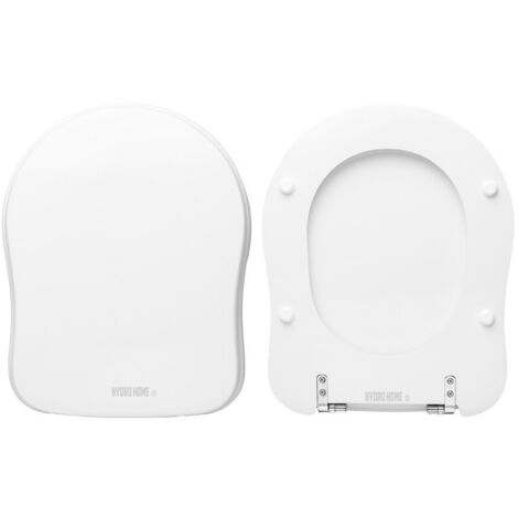 Copriwater Antalia Dolomite legno rivestito in resina poliestere bianco come originale