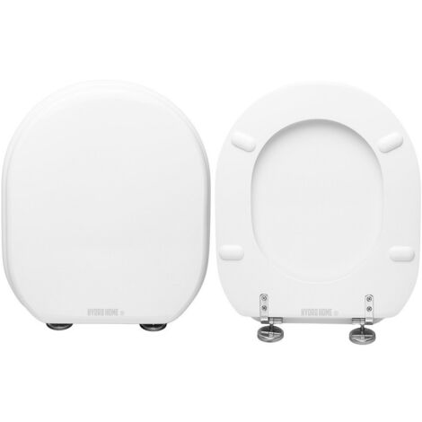 Copriwater Armonia Opera Sanitari legno rivestito in resina poliestere bianco