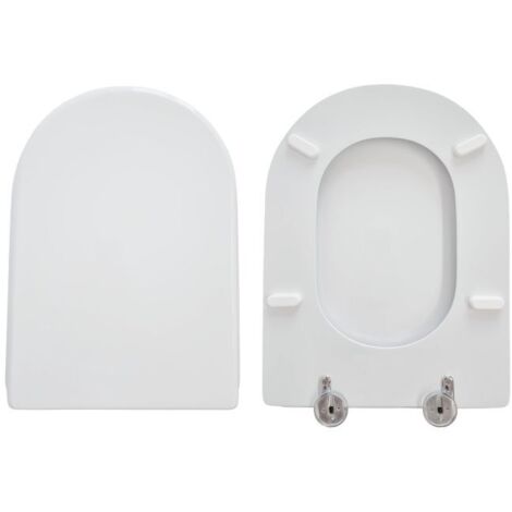 Copriwater Azzurra Thin terra compatibile in poliestere bianco