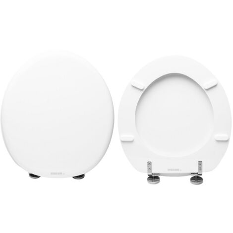 Copriwater Bit Cesame legno rivestito in resina poliestere bianco