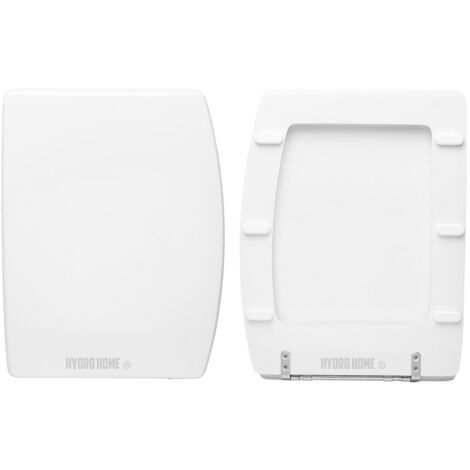 Copriwater Come Originale Olympic Vitruvit legno rivestito in resina poliestere bianco