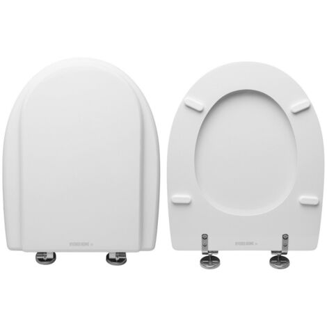 Copriwater compatibile Ala Ideal Standard legno rivestito in resina poliestere colore a scelta Bianco i.s.