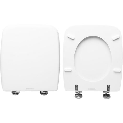 Copriwater compatibile Cantica Ideal Standard legno rivestito in resina poliestere colore a scelta Bianco