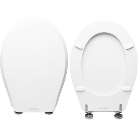 Copriwater compatibile Conchiglia Pozzi Ginori legno rivestito resina poliestere bianco