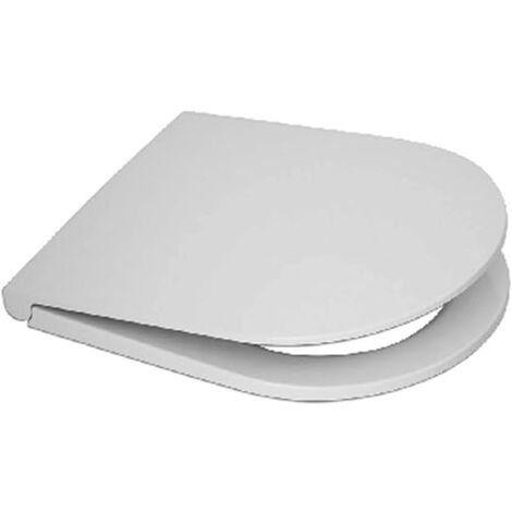 Copriwater Coprivaso Sedile WC TERMOINDURENTE D333 con Doppia Cerniera Bianco
