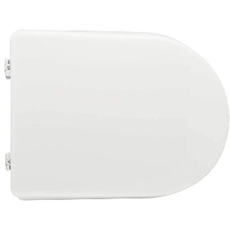 Copriwater Coprivaso Tavoletta Sedile WC per Althea Vaso Rose Bianco