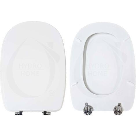 Copriwater Cristallo Vecchio Dolomite legno rivestito in resina poliestere bianco