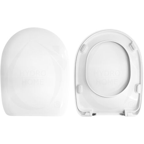Copriwater Diana Azzurra termoindurente avvolgente bianco come originale