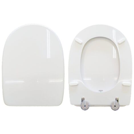 Copriwater Dino Sospeso Laufen legno rivestito in resina poliestere bianco