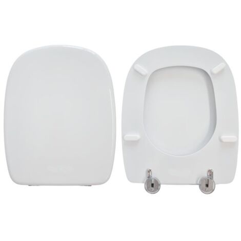 Copriwater Dolomite Fleo compatibile in poliestere bianco