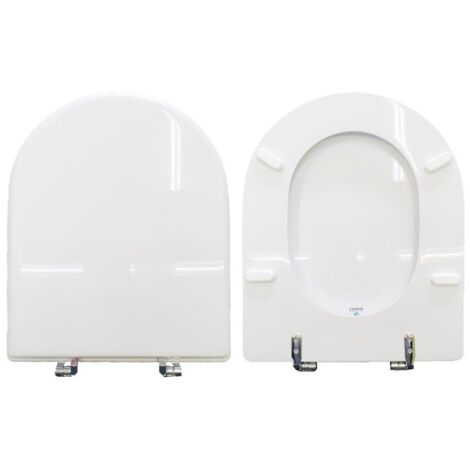 Copriwater Endurance Cesabo legno rivestito in resina poliestere bianco