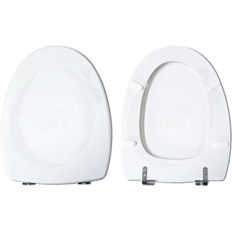 Copriwater Excel Cesabo legno rivestito in resina poliestere bianco