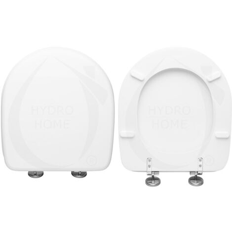 Copriwater F30 Falerii legno rivestito in resina poliestere bianco