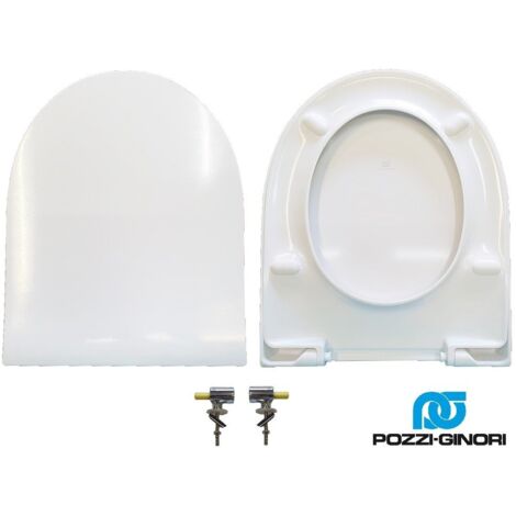 Copriwater Fast Slim Pozzi Ginori termoindurente bianco Soft Close Originale