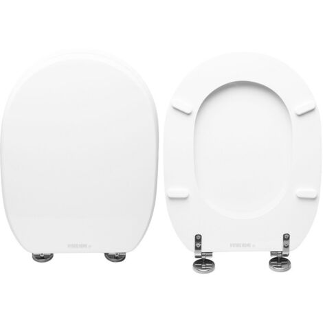 Copriwater Fiorile Ideal Standard legno rivestito in resina poliestere bianco