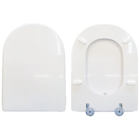 HYDRO HOME Copriwater Fiorile Sospeso Ideal Standard legno rivestito in resina poliestere bianco