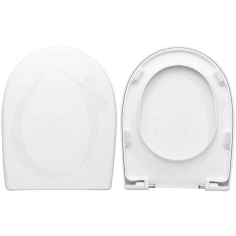 Copriwater Foglia Falerii termoindurente avvolgente bianco