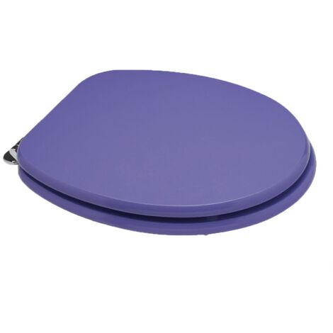Copriwater forma Universale personalizzato legno rivestito in resina poliestere Viola