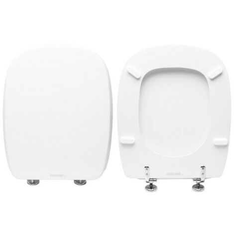 Copriwater Gamma Simas legno rivestito in resina poliestere bianco