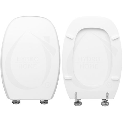Copriwater Gran Sasso Hatria legno rivestito in resina poliestere bianco