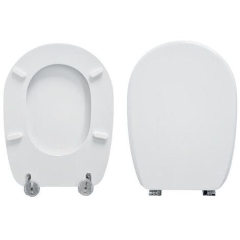 Copriwater Gravena Rhonda compatibile in poliestere bianco