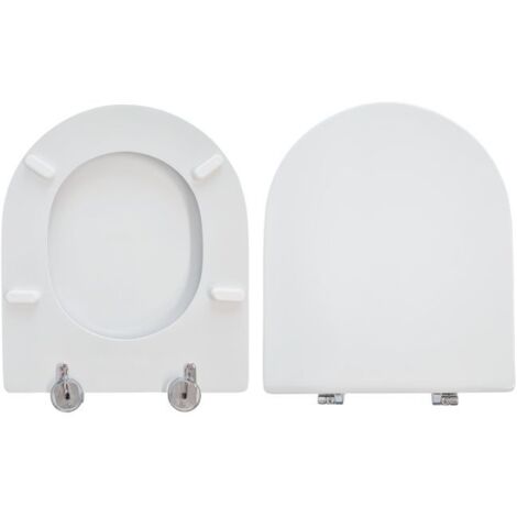 Copriwater Hatria Day-Time compatibile in poliestere bianco