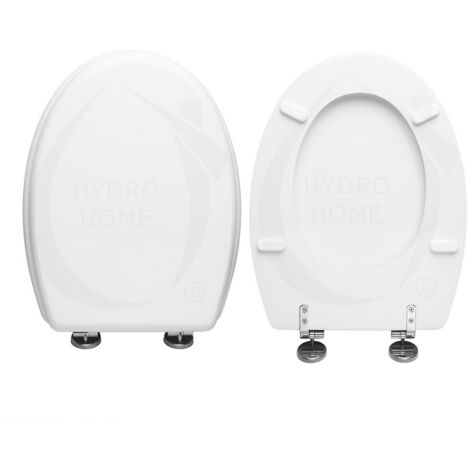 Copriwater Join Corto Pozzi Ginori legno rivestito in resina poliestere bianco