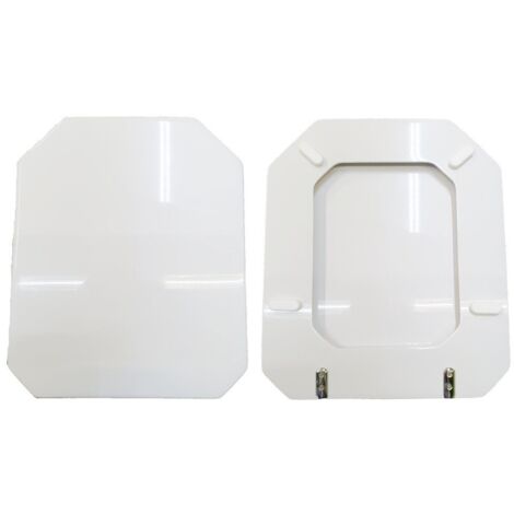 Copriwater Millenovecentotrenta Duravit legno rivestito in resina poliestere bianco
