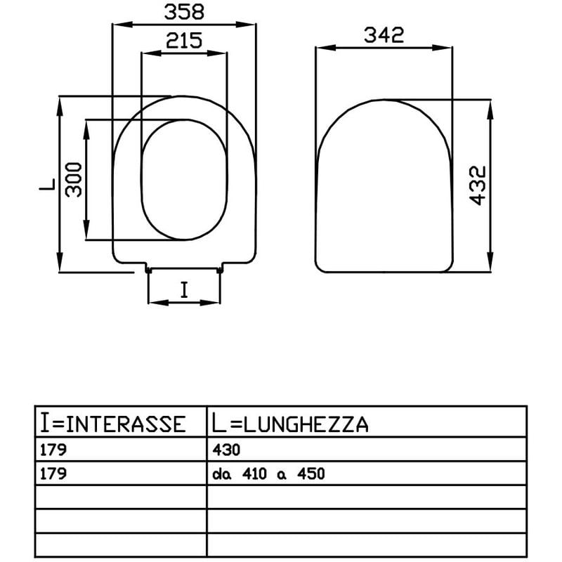 Ceramica Dolomite Serie Quadrarco.Copriwater Per Wc Dolomite Serie Quadrarco 100429