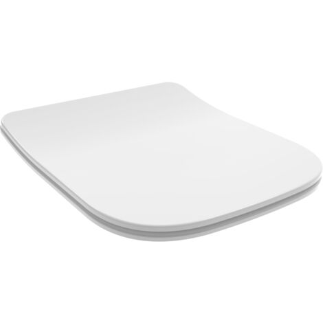 Copriwater Quadrato Slim In Termoindurente Bianco