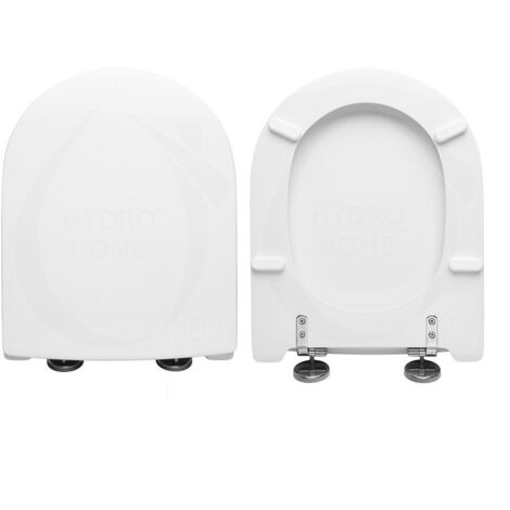 Copriwater Ritmo Kerasan legno rivestito in resina poliestere bianco
